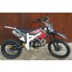 125ccm Dirtbike Pitbike KXD 612 4Takt 4 Gang 17/14 Enduro Cross Motorrad Schwarz